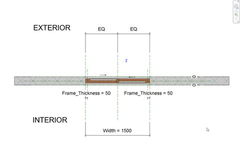  Revit Family: Generic Window Double Sliding 