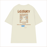  CAT QUOTE T-SHIRT / Cannoli Cream 