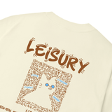  CAT QUOTE T-SHIRT / Cannoli Cream 
