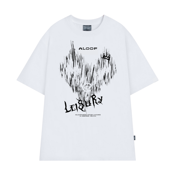  ALOOF HEART T-SHIRT / WHITE 
