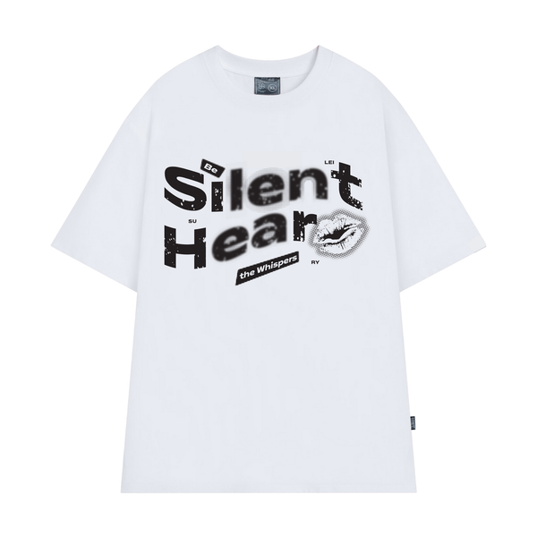  SILENT LIPS T-SHIRT / WHITE 