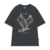  ALOOF HEART T-SHIRT / GREY 