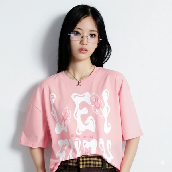  STREET ANGLES T-SHIRT / PINK 