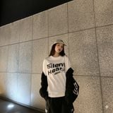  SILENT LIPS T-SHIRT / WHITE 