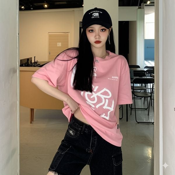  URBAN GEM T-SHIRT / PINK 