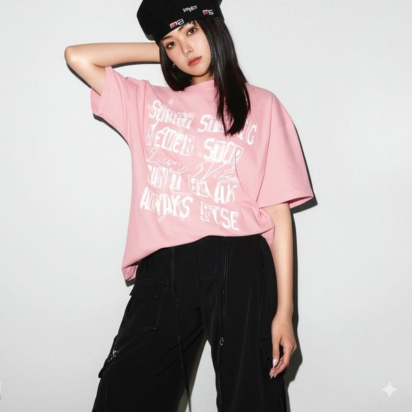  STAR NOISE T-SHIRT / PINK 