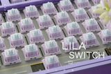  Lila Switch | Switch Lila 5 pin | Linear 67g | Công tắc bàn phím cơ | TKS 