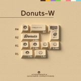  Choco Donuts Keycap Set 