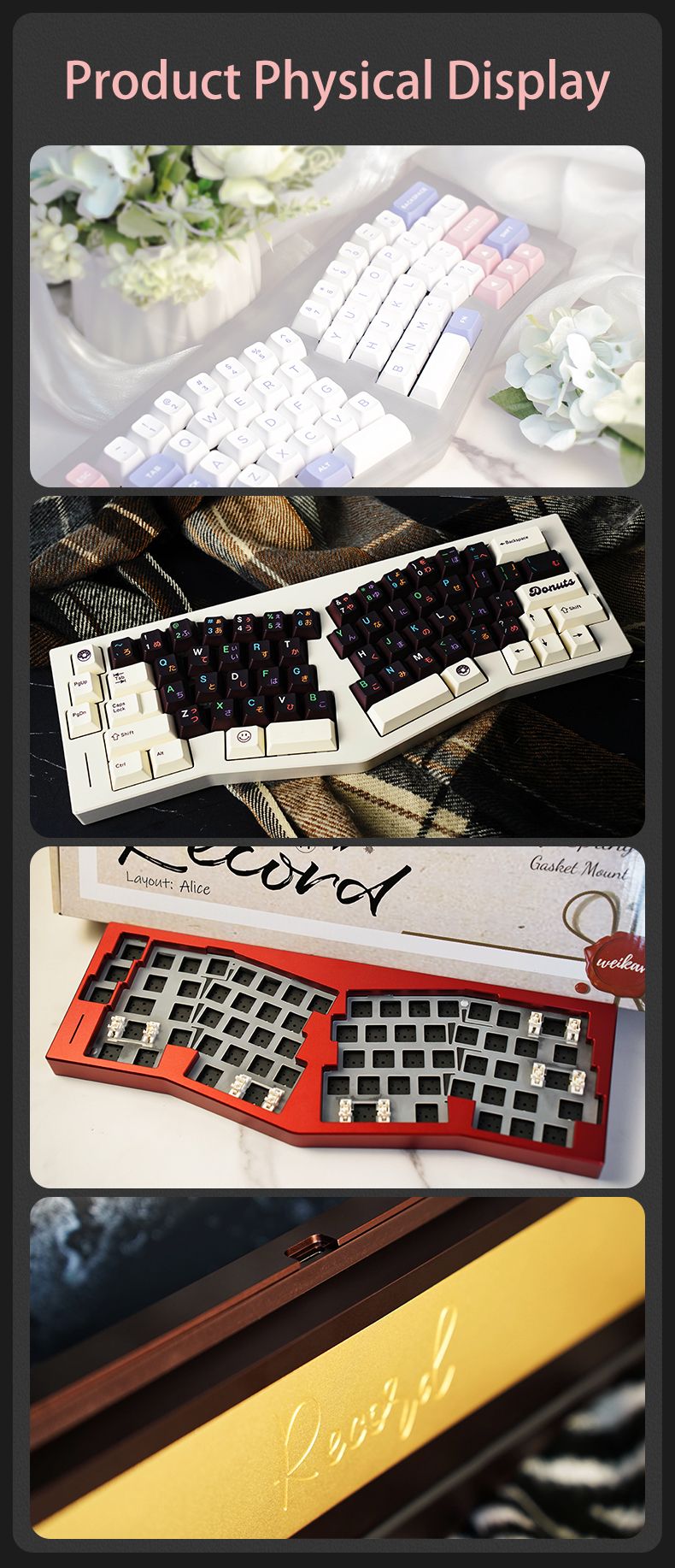  [ Instock ] Record Alice Keyboard Kit 