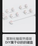  [ Instock ] Bàn Phím Cơ Monka Alice 67 Pro | Nhôm CNC | 3 Modes | Mạch Xuôi| 