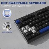  Bàn phím cơ Yunzii AL75 | 3 Modes | Nhôm CNC | Mạch Xuôi 