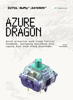  Switch Azure Dragon v4 | Tactile 60g | Công tắc bàn phím cơ | TKS 