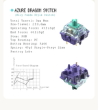  Switch Azure Dragon v4 | Tactile 60g | Công tắc bàn phím cơ | TKS 