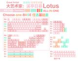  Great Artist Lotus Keycap Set 