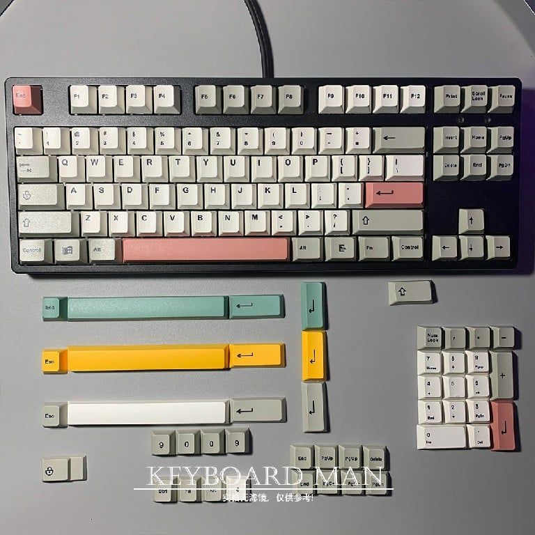  Set Keycap 9009 | Profile Cherry | PBT Dyesub | Nút bàn phím cơ | TKS 