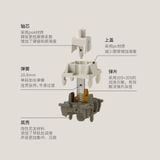  Switch Bsun Latte | Âm Thock | Linear 45g | Công tắc bàn phím cơ | TKS 