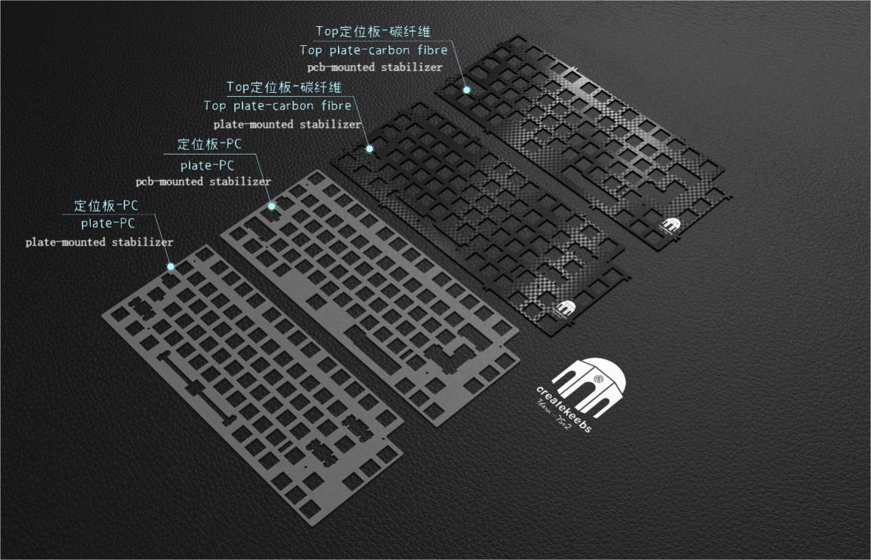[PCB & Plate] Thera75 v2 Keyboard Kit The Keebs Store