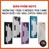  [ Instock ] Chilkey ND75 Keyboard | Nhôm CNC | 3 Modes | Màn Hình LCD 