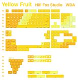  [Pre Order] Yellow Fruit Keycap Set 