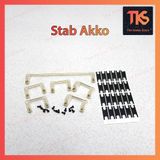  Stab AKKO Screw-in PCB Mount (Clear / Sakura Pink) | Stab Bàn Phím Cơ | TKS 