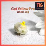  Switch Gateron Milky Yellow Pro 5 Pin | công tắc bàn phím cơ | TKS 