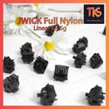  JWICK Full Nylon Black Switch V2 | Linear 63.5g | công tắc bàn phím cơ | TKS 