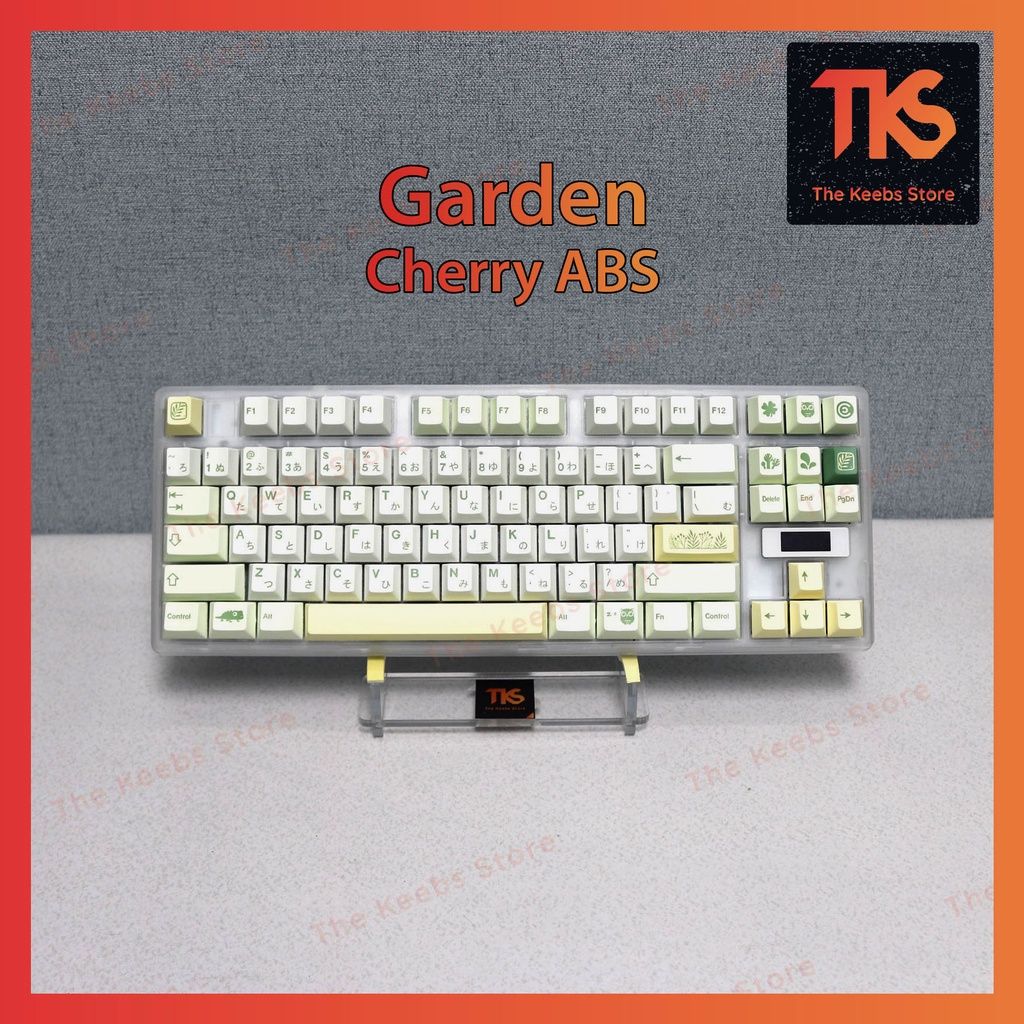  Keycap Garden | Profile Cherry | PBT Dyesub | Nút bàn phím cơ | TKS 