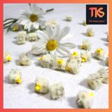  Switch Gateron Milky Yellow Pro 5 Pin | công tắc bàn phím cơ | TKS 