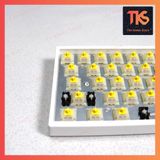  Switch Gateron Milky Yellow Pro 5 Pin | công tắc bàn phím cơ | TKS 