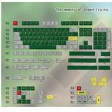  Set Keycap Green Train 167 