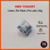  Switch HMX Yogurt | Âm Clack | Linear 62g | Công tắc bàn phím cơ | TKS 