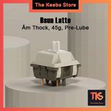  Switch Bsun Latte | Âm Thock | Linear 45g | Công tắc bàn phím cơ | TKS 