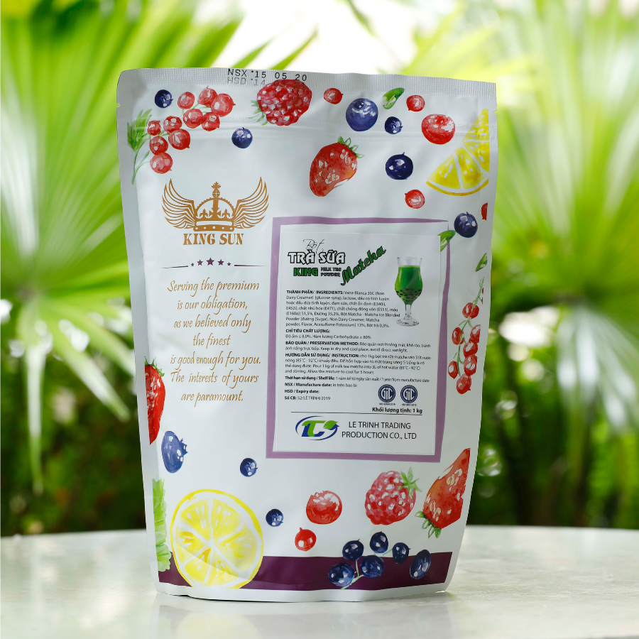 Bột Hòa Tan Trà Sữa Matcha Kingsun 3IN1