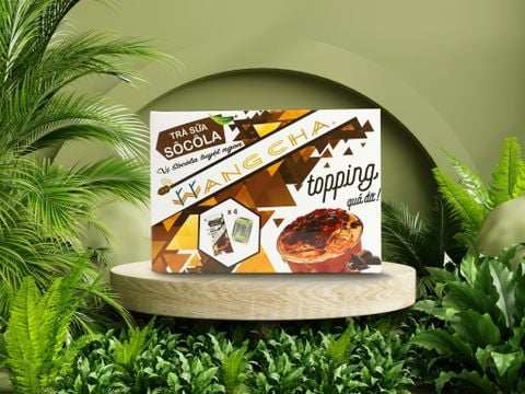 Trà Sữa Tiện Lợi WangCha Vị Socola Hộp 400gr