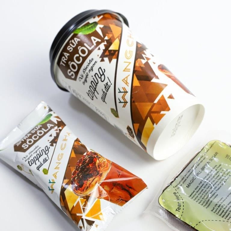 Trà Sữa Tự Pha Wangcha Vị Socola Ly 100gr