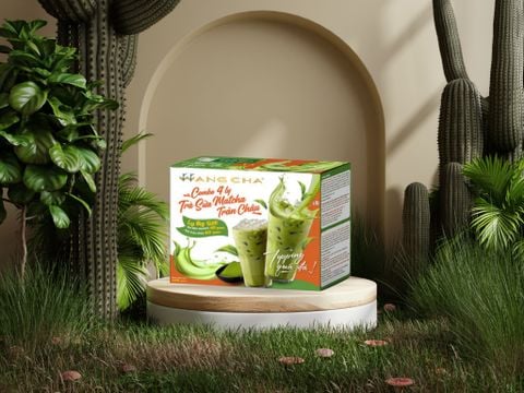 Trà Sữa Tiện Lợi Wangcha Vị Matcha Hộp 400gr
