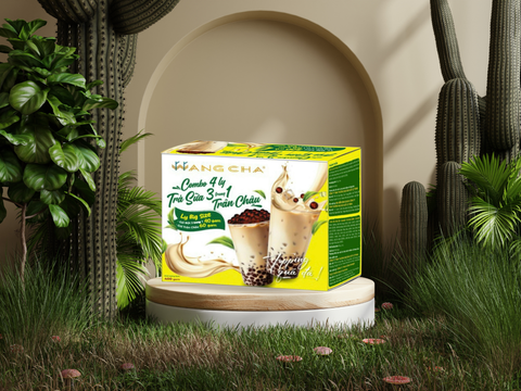 Trà Sữa Tiện Lợi 3IN1 Wangcha Vị Truyền Thống Hộp 400gr