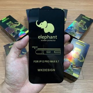 Kính cường lực iphone WK Elephant 6D voi, dán full màn