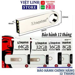 USB Kingston vỏ sắt chống nước - 16Gb/8Gb/4Gb/2Gb