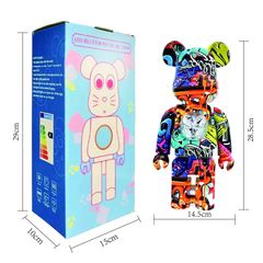 Loa bluetooth đèn gấu bearbrick decor