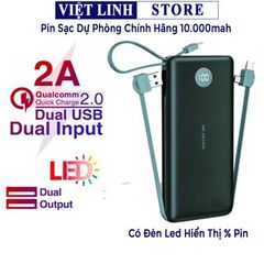 Pin sạc dự phòng 10000mah đa năng, WP-153 WK