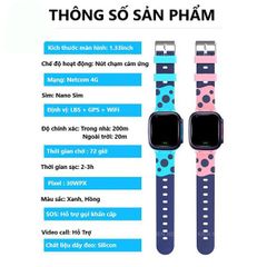 Đồng hồ định vị thông minh JVJ Y92 dành cho trẻ em - Hỗ trợ tiếng Việt, Kháng nước