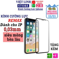 Kính Cường Lực iPhone Remax xịn bo viền