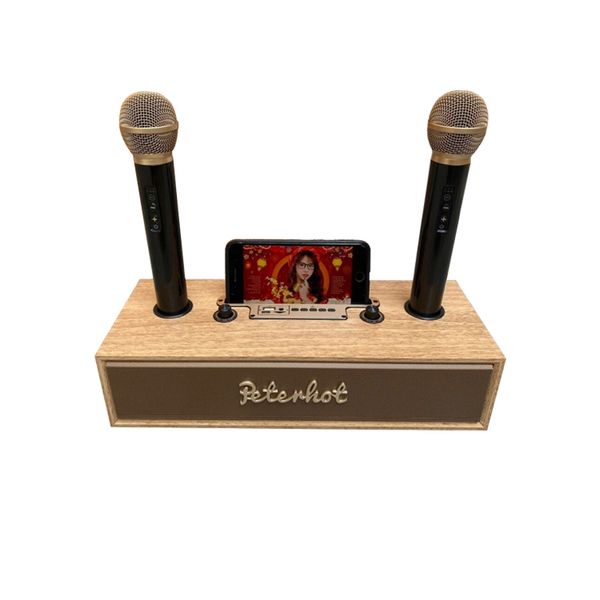 Loa karaoke bluetooth Peterhot A100 DIBESMART  kèm micro bảo hành 12 tháng