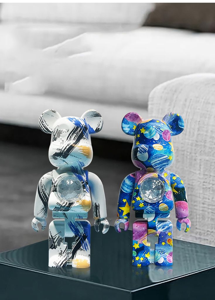 Loa bluetooth đèn gấu bearbrick decor