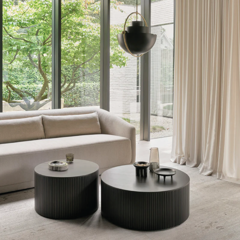  Round Wood - Bàn Sofa 
