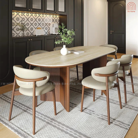  Travertine - Bàn ăn 