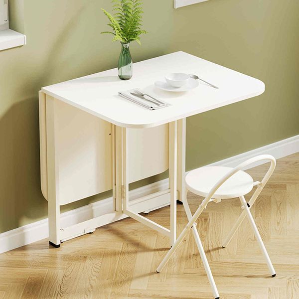 Bàn Ăn Thông Minh Gấp Gọn Full Trắng Tinh Tế - GM202