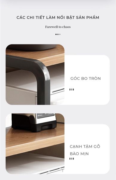 Kệ lò vi sóng 2 tầng hiện đại - GM157