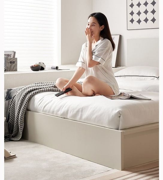 Giường Ngủ Gỗ MDF Đầu Giường Cao Thông Minh GAPI - GP340